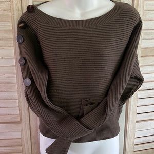 Zara drop shoulder crop sweater size Medium